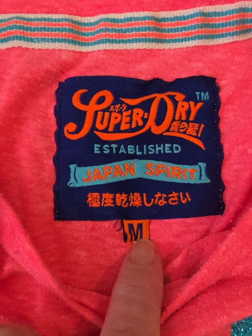 Superdry Vintage Logo Tee in Coral Pink - Picture 5 of 5